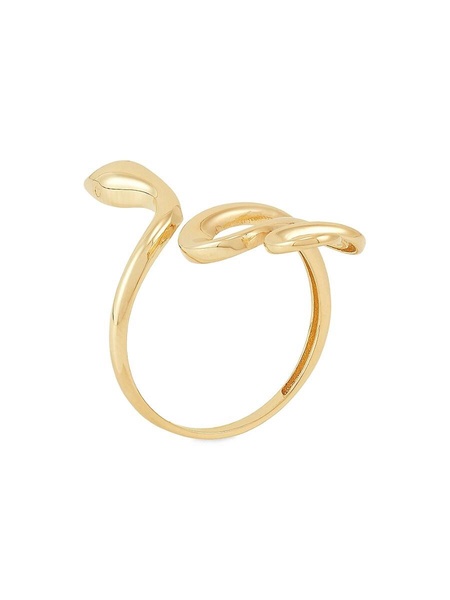 14K Yellow Gold Snake Ring