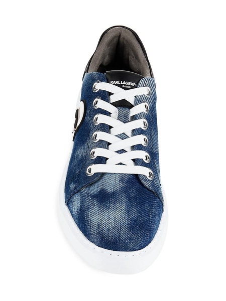 Faded Denim Sneakers