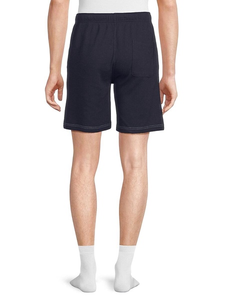 Micro Grid Drawstring Shorts