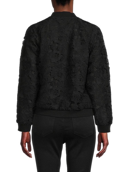 Lace Bomber Jacket