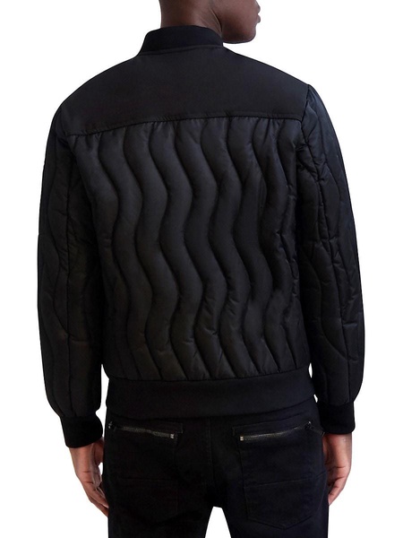 Quilted Bomber Jacket