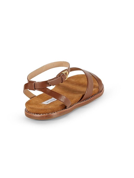 Strappy Leather Flat Sandals