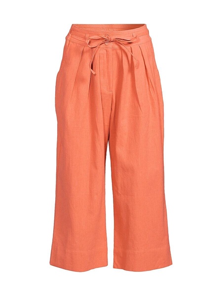 Jasper Pleated Cropped Pants