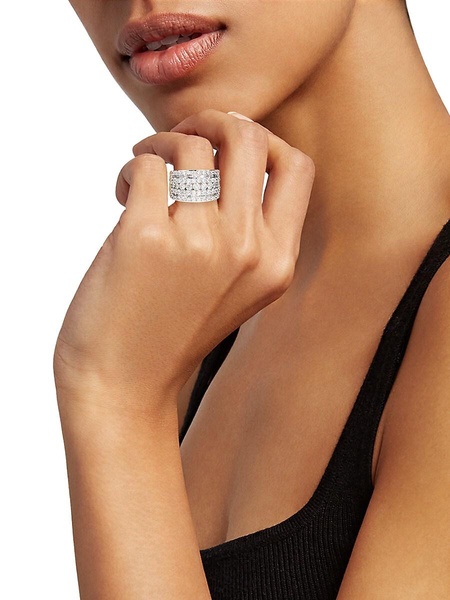 14K White Gold & 3.00 TCW Diamond Ring