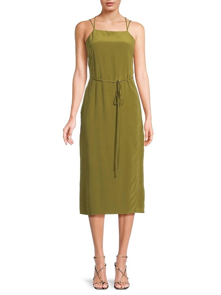 ​Carris Silk Strappy Midaxi Dress