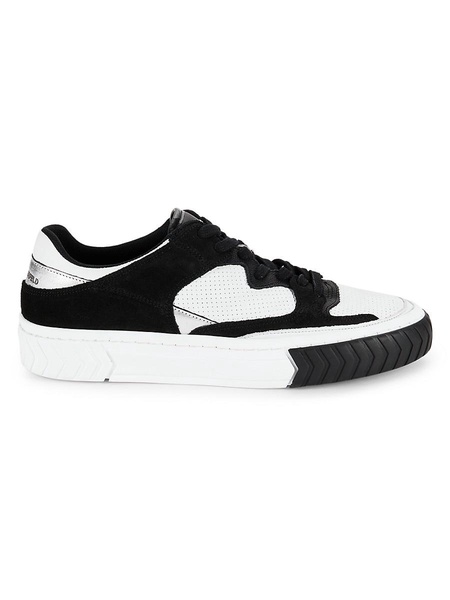 Leather & Suede Colorblock Sneakers