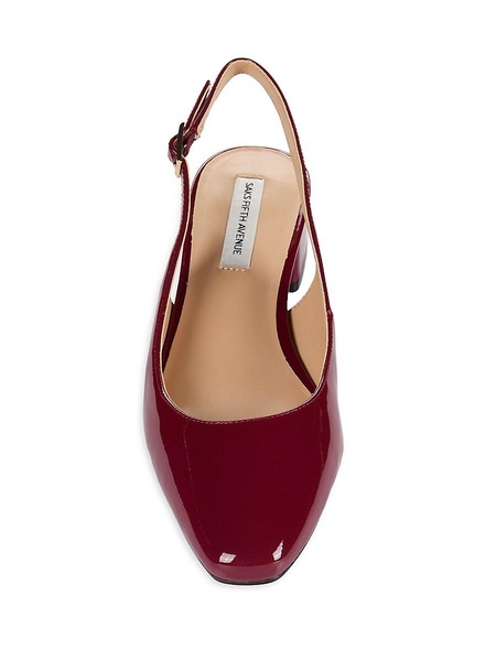 Mila Patent Leather Slingback Pumps