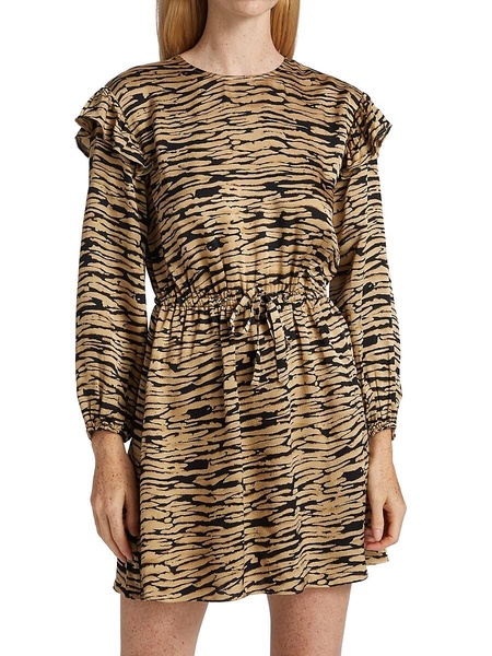 Ora Abstract Print Mini Dress