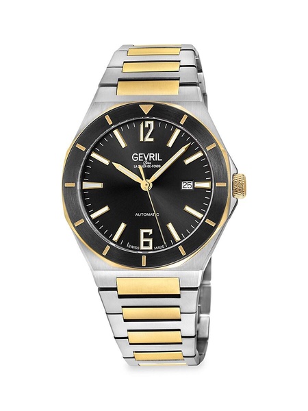 High Line 43MM Swiss Automatic Two Tone Stainless Steel Watch