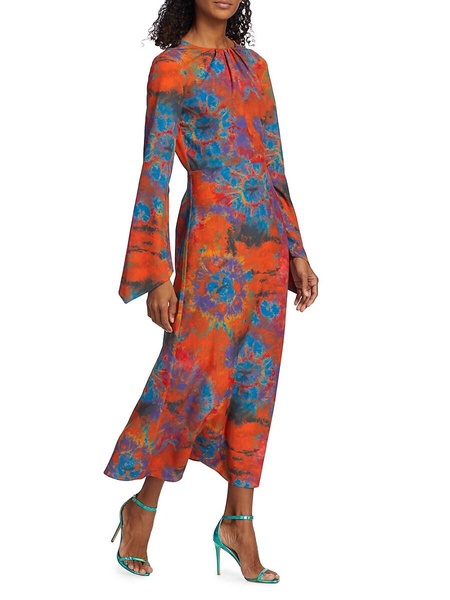 Mara Abstract Midi Dress