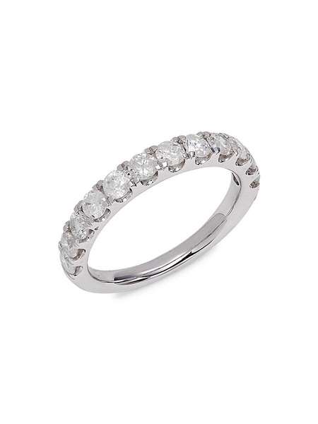 14K White Gold & 1 TCW Diamond Ring