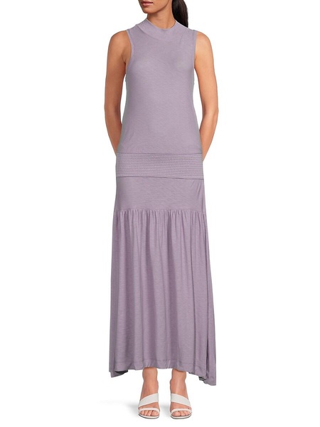 Margot Pima Cotton Maxi Fishtail Dress