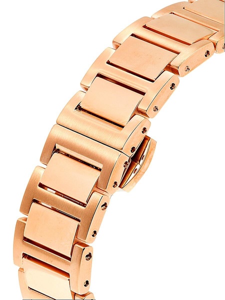 Forever Fendi 23MM IP Rose Goldtone Stainless Steel, Mother Of Pearl & Diamond Bracelet Watch