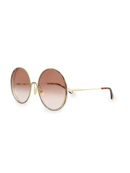 61MM Round Sunglasses