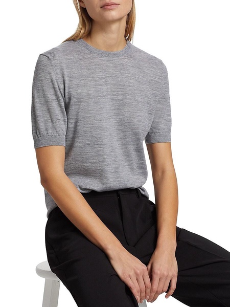 Sand Merino Wool T-Shirt