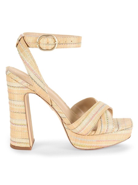 Kayna Striped Platform Sandals