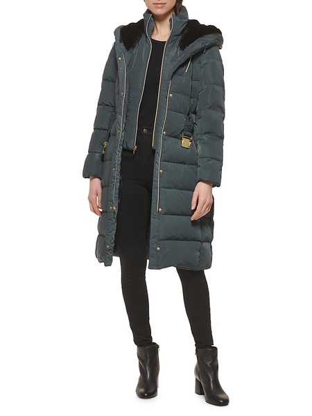 Signature Faux Fur Lined Down Coat