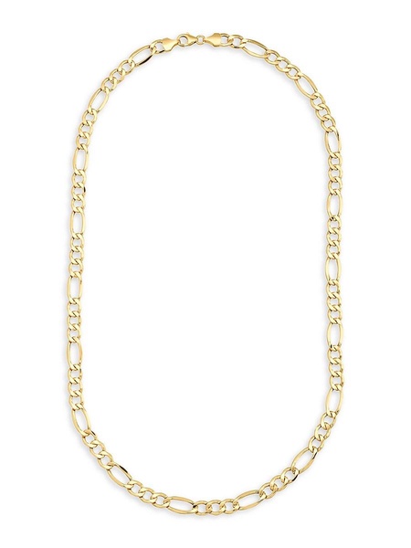 14K Yellow Gold Figaro Chain Necklace