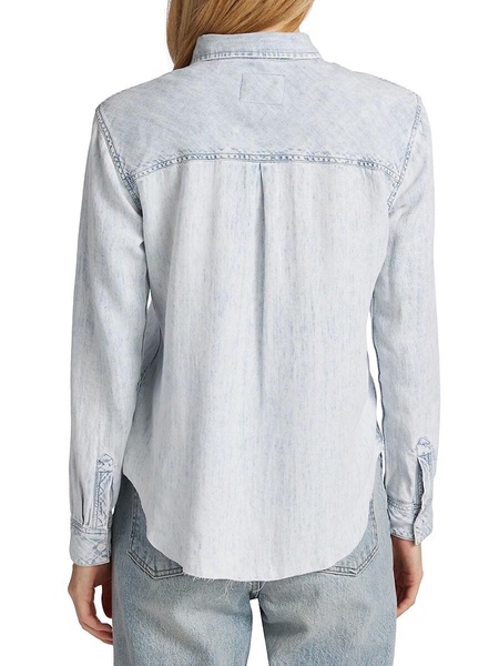 Ingrid Denim Button-Up Shirt