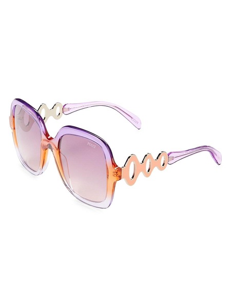 54MM Square Sunglasses