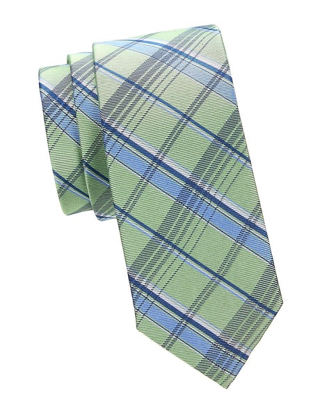 Plaid Silk Tie