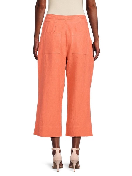 Jasper Pleated Cropped Pants