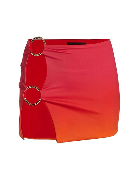 Double Ring Ombré Mini Skirt