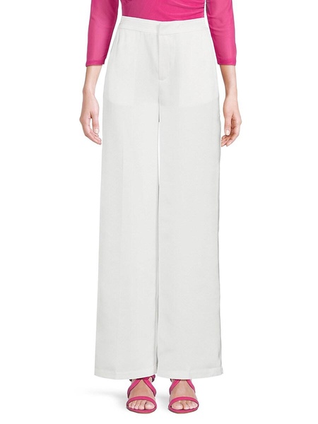 Solid Wide Leg Pants