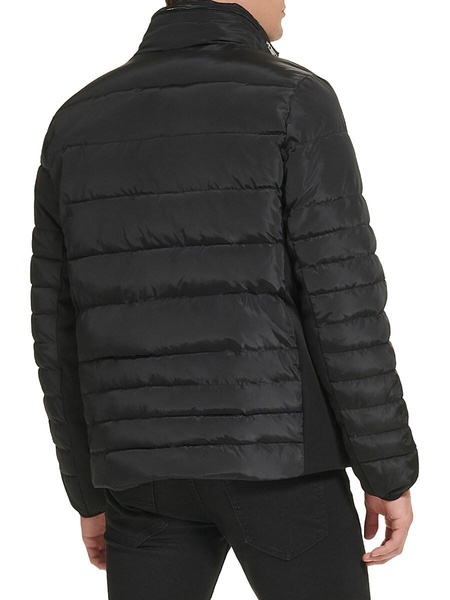 Channel Quilted Puffer Jacket