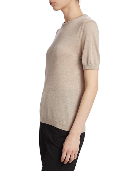 Sand Merino Wool T-Shirt