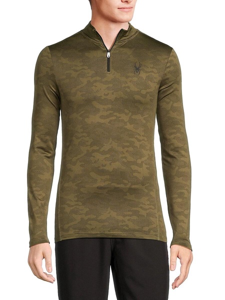 Camo Long Sleeve Track Shirt