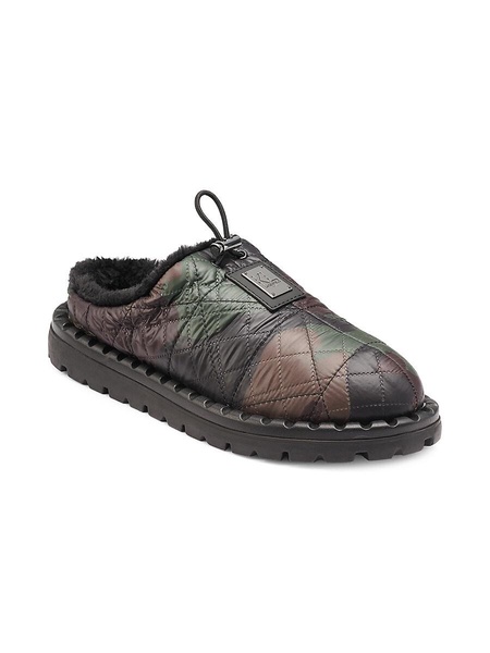 Faux Fur Camouflage Camping Slippers