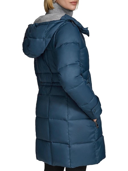 Peyton Quilted Hooded Puffer Coat