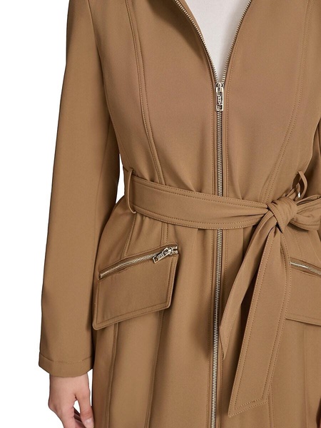 Quinn Belted Hooded Coat