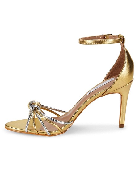 Susan Metallic Ankle Strap Sandals