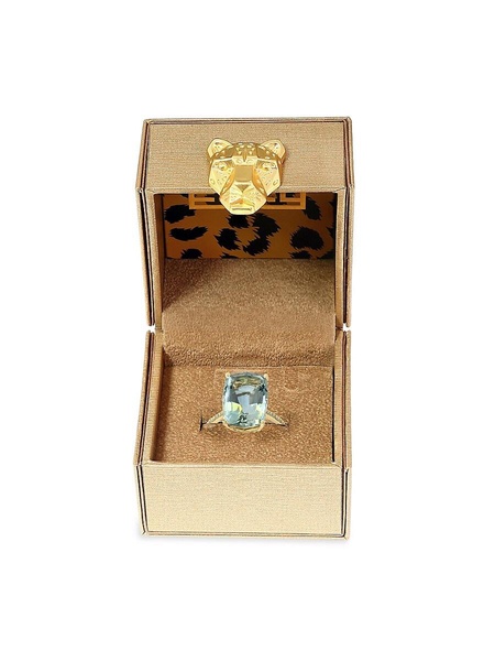 Effy Radiant Value 14K Yellow Gold, Green Amethyst & Diamond Ring