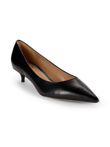 Franci Point Toe Leather Pumps