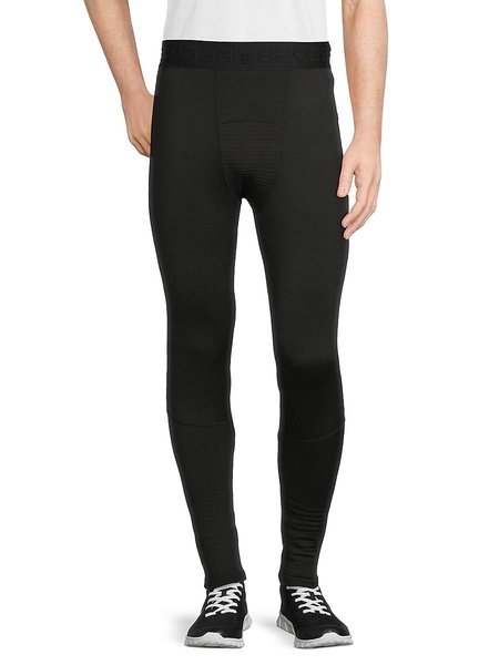 Brushed Jacquard Knit Flat Front Leggings