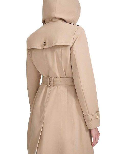 Double Breasted Hooded Trenchcoat