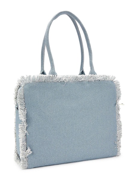 Margot Faux Pearl Denim Tote