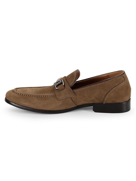 Steven Suede Bit Loafers