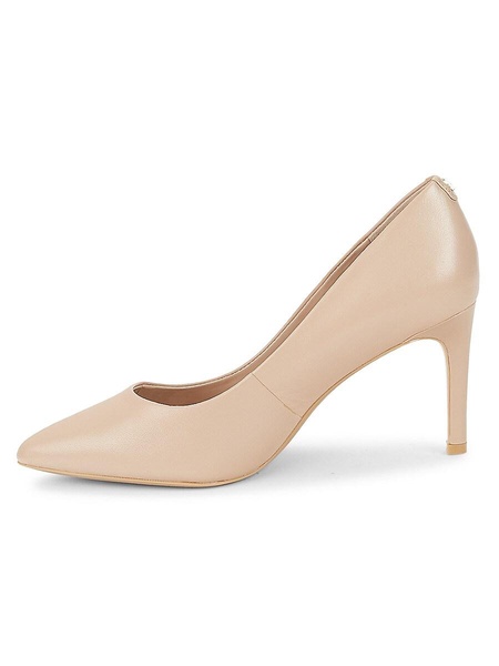 Glora Point Toe Leather Pumps