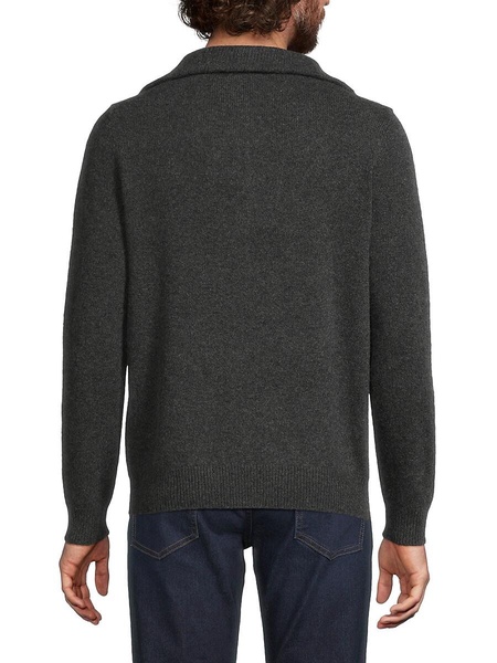 100% Cashmere Ribbed Pullover