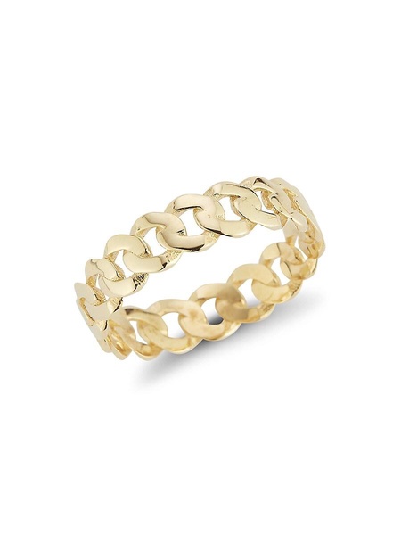 14K Yellow Gold Link Ring