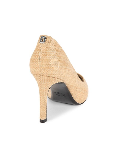 Glora Textured Point Toe Pumps