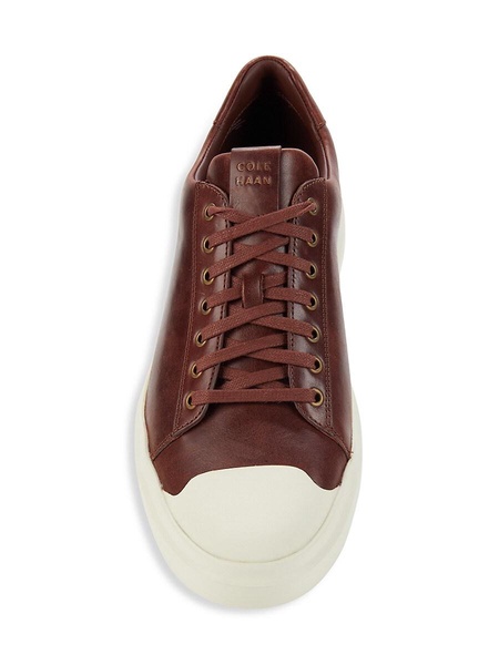 Grandpro Cap Toe Leather Sneakers