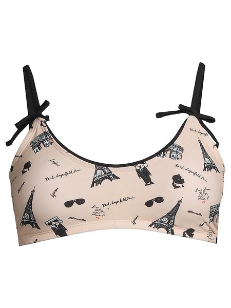 Bow French Logo Bikini Top