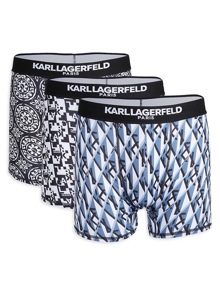 3-Pack Print Boxer Briefs Set