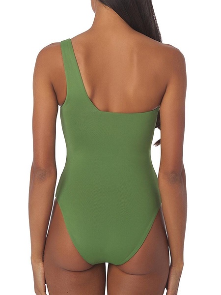 One Shoulder One Piece Swimsuit