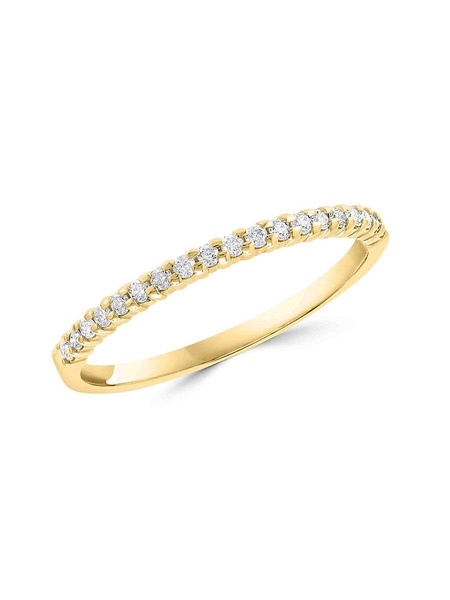 14K Yellow Gold & 0.17 TCW Diamond Ring